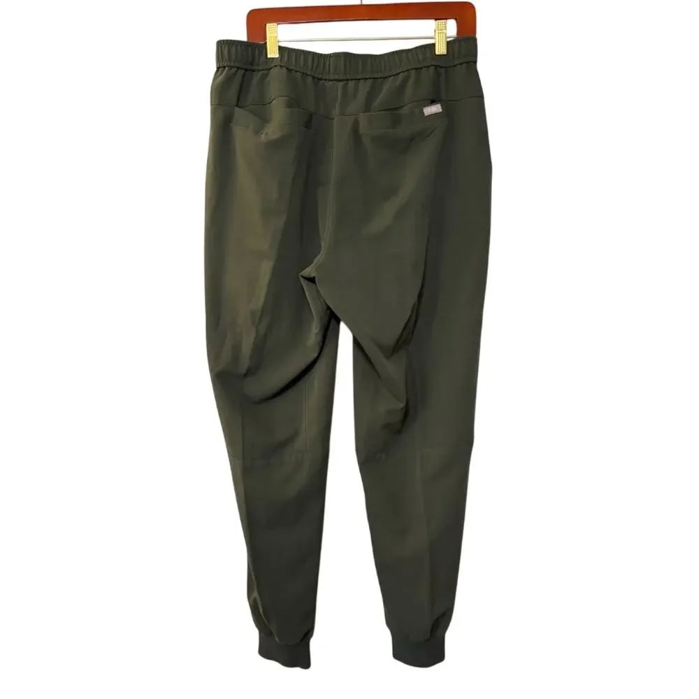 FIGS Men’s Tansen Jogger Scrub Pants Dark Forest Green L